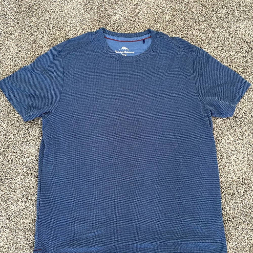 Tommy Bahama Men's Blue Crew Neck T-Shirt sz Med NWOT